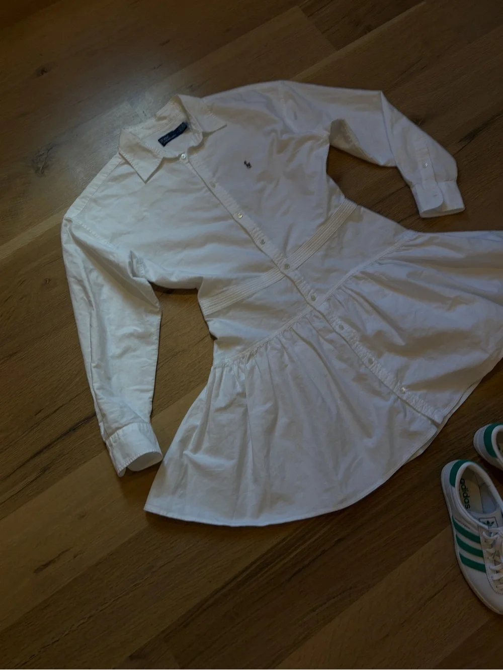 Polo long Sleeve Panel Mini Shirtdress - Picture 4 of 10